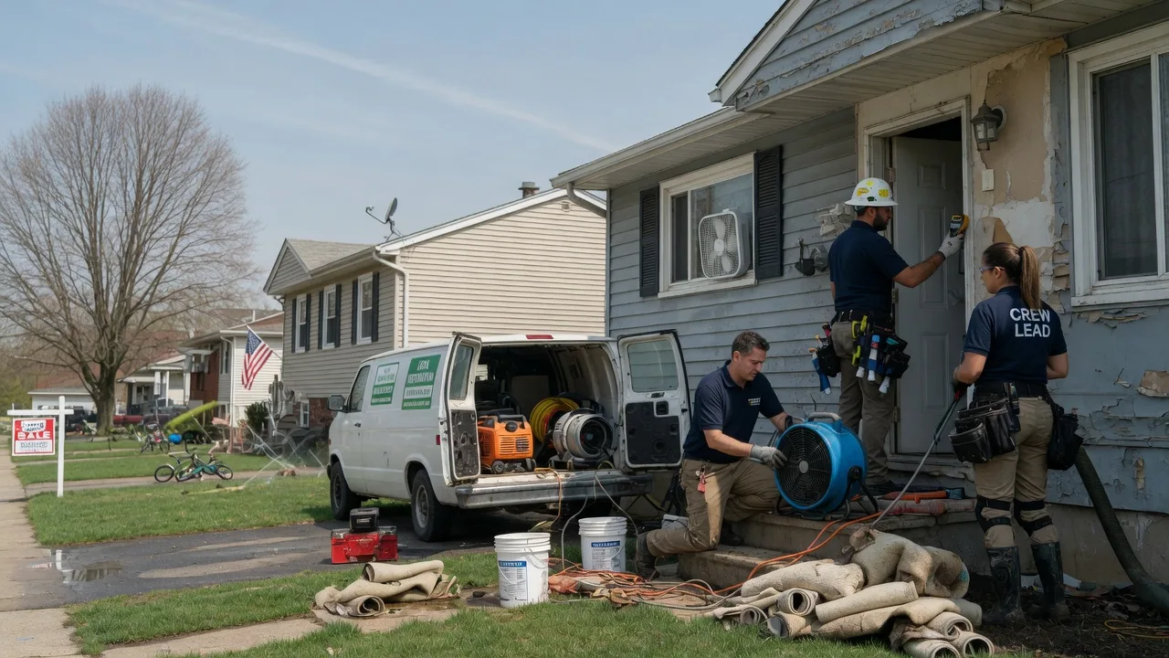 Flood Cleanup in Midland Park, NJ near me